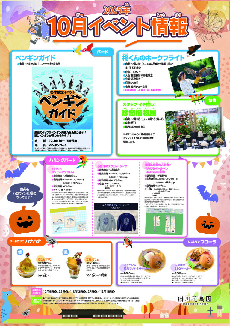 10月イベント情報